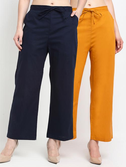 pack of 2 wide leg trousers - 20305258 - Very Small Image - 1