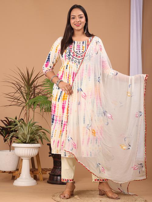 multi colored kurta pant set - 20307461 - Very Small Image - 1