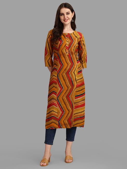 multi colored straight kurta - 20308054 - Very Small Image - 1