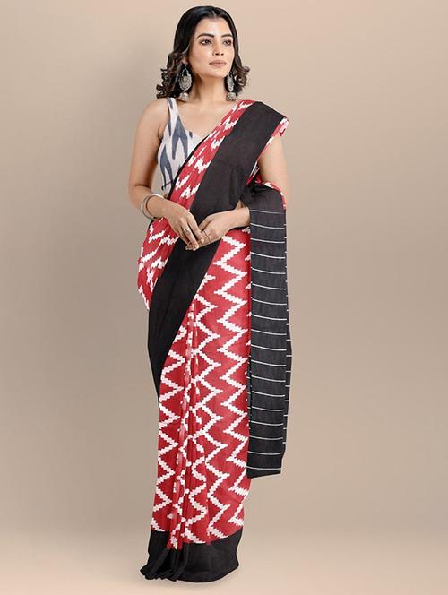 oxy fire colored printed saree - 20308165 - Very Small Image - 1