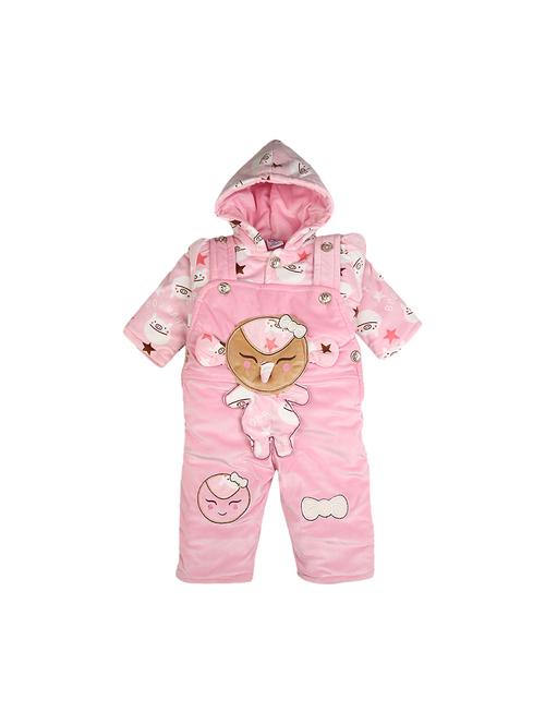 kids applique work detailed dungaree - 20308723 - Very Small Image - 1