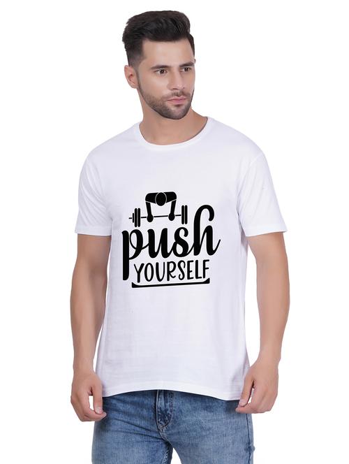 round neck graphic print unisex t-shirt - 20308831 - Very Small Image - 1