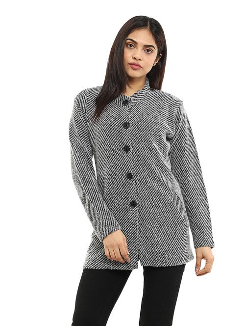 black acrylic cardigan - 20308899 - Very Small Image - 1