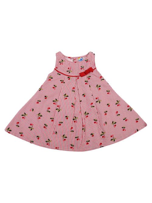 red cotton frock - 20309177 - Very Small Image - 1