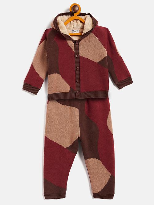unisex hooded top and bottom full length set - 20309246 - Very Small Image - 1