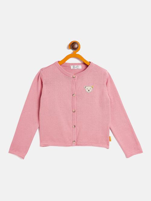unisex pink solid round neck sweater - 20309292 - Very Small Image - 1