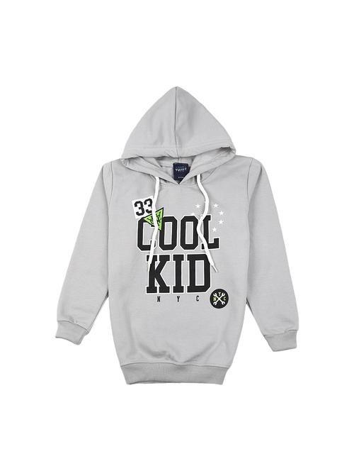 grey cotton typography sweatshirt - 20309574 - Very Small Image - 1