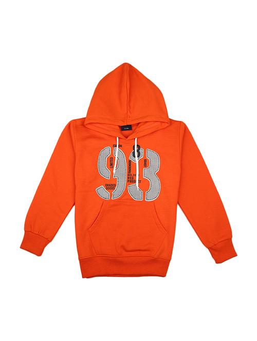 orange cotton printed sweatshirt - 20309587 - Very Small Image - 1