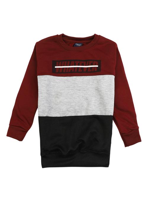 red cotton regular sweatshirt - 20309647 - Very Small Image - 1