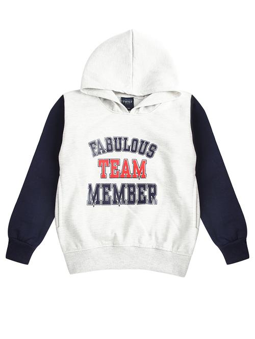 grey cotton regular sweatshirt - 20309653 - Very Small Image - 1