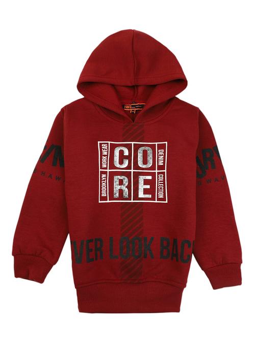 red cotton regular sweatshirt - 20309671 - Very Small Image - 1