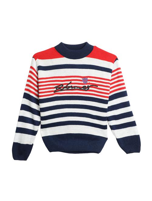 kids striped long sleeve sweater - 20310145 - Very Small Image - 1