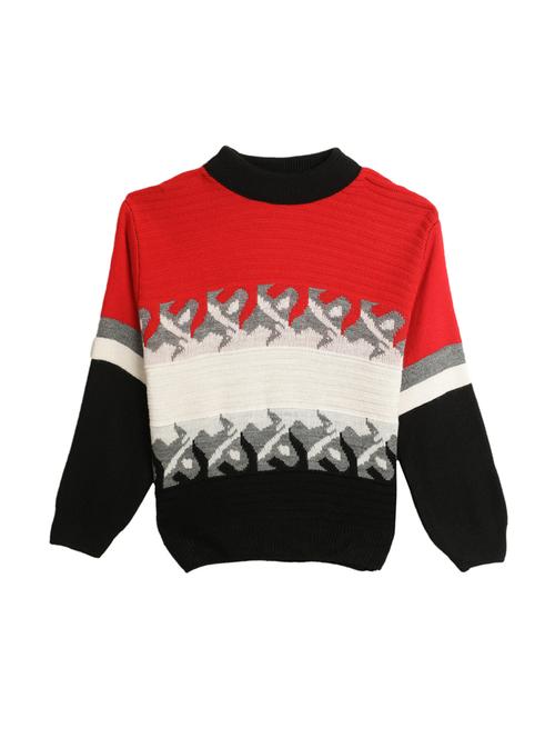 kids self design long sleeve sweater - 20310150 - Very Small Image - 1