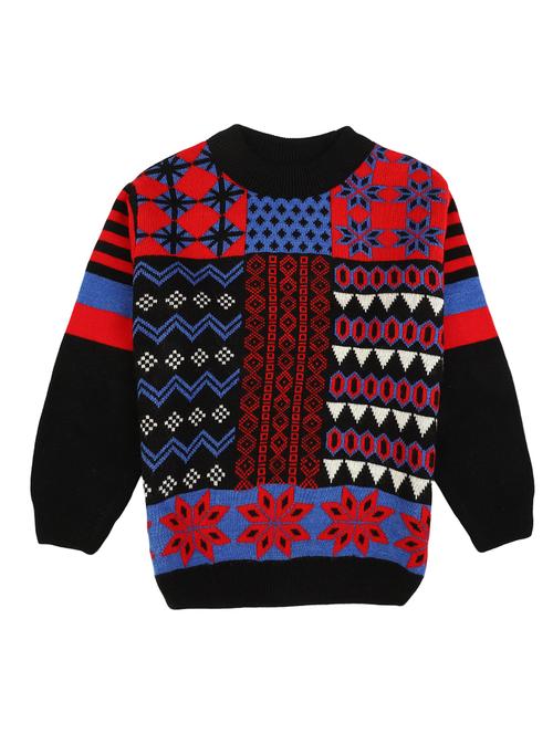 kids self design long sleeve sweater - 20310165 - Very Small Image - 1