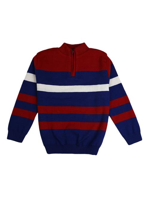 kids striped long sleeve sweater - 20310209 - Very Small Image - 1