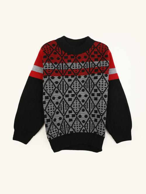 kids self design long sleeve sweater - 20310232 - Very Small Image - 1