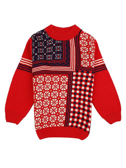 kids self design long sleeve sweater - 20310241 - Very Small Image - 1