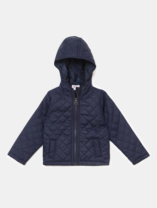 navy blue polyester jacket - 20310330 - Very Small Image - 1