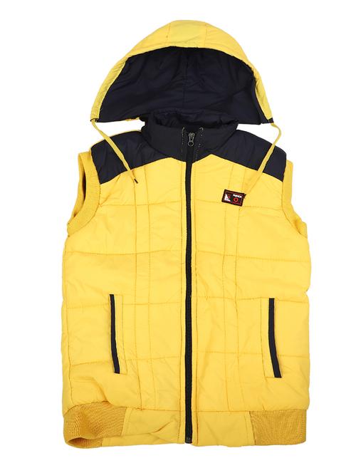 yellow cotton quilted jacket - 20310342 - Very Small Image - 1