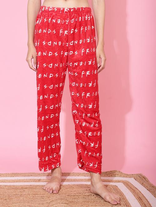 red quirky print pajama - 20311228 - Very Small Image - 1