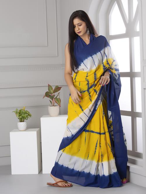 multi colored printed saree - 20312461 - Very Small Image - 1