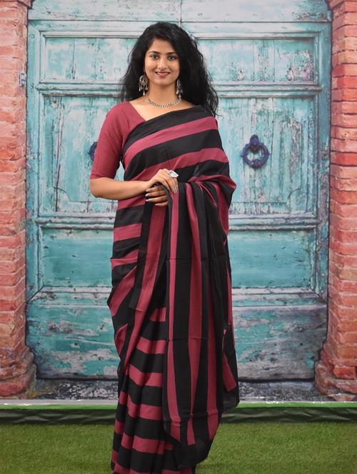 multi colored printed saree with blouse - 20312993 - Very Small Image - 1