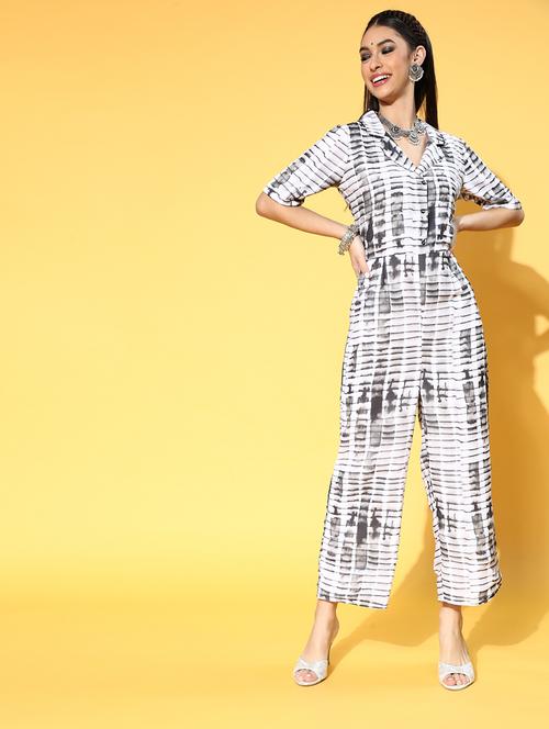off white colored co ord set - 20314527 - Very Small Image - 1