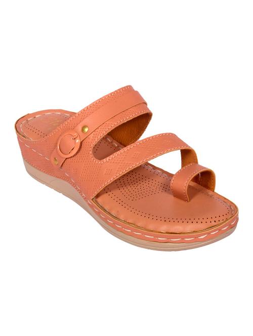 tan one toe slip on sandal - 20315205 - Very Small Image - 1