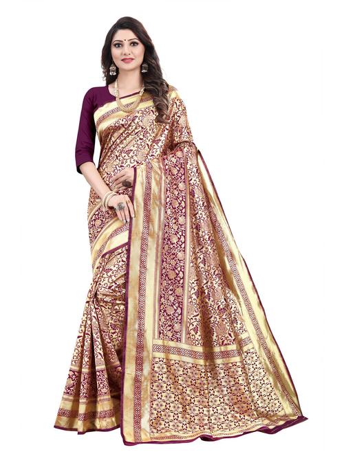 zari work kanjivaram saree - 20317520 - Very Small Image - 1