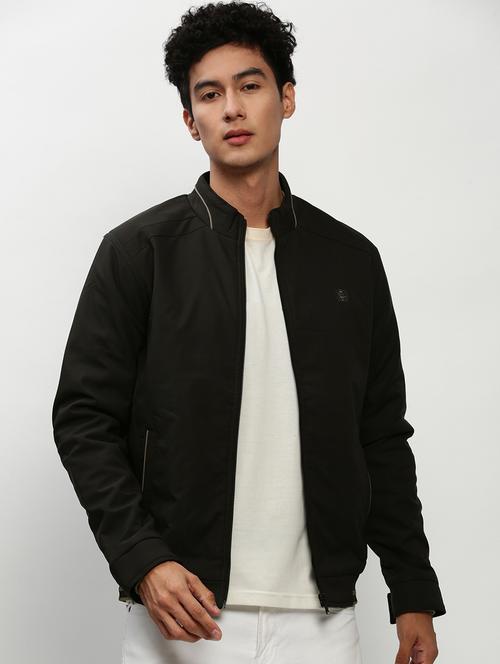 olive green nylon bomber jacket - 20325193 - Very Small Image - 1