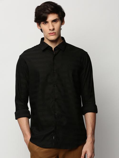 mens solid casual shirt - 20325440 - Very Small Image - 1