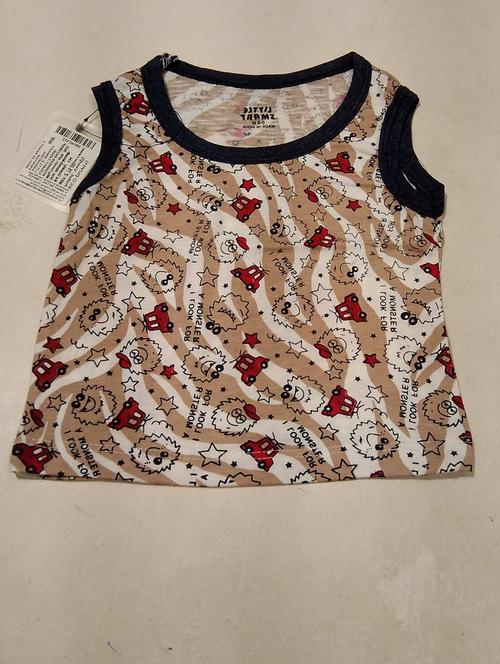 multi colored cotton blend vest - 20342524 - Very Small Image - 1