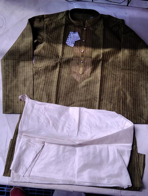 assorted cotton blend kurta pyjama ethnic wear set - 20343267 - Very Small Image - 1