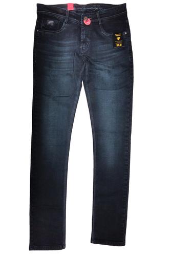 navy blue cotton blend jeans - 20344105 - Very Small Image - 1