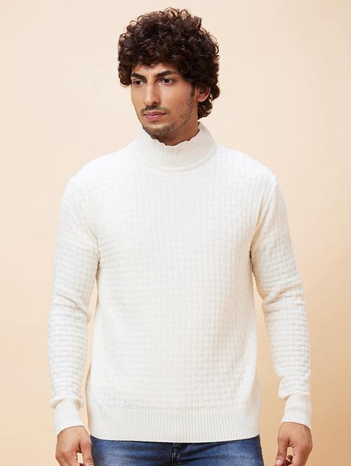 men white acrylic pullover - 20344452 - Very Small Image - 1