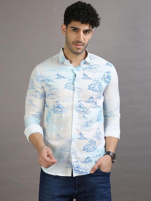 mens quirky casual shirt - 20344530 - Very Small Image - 1