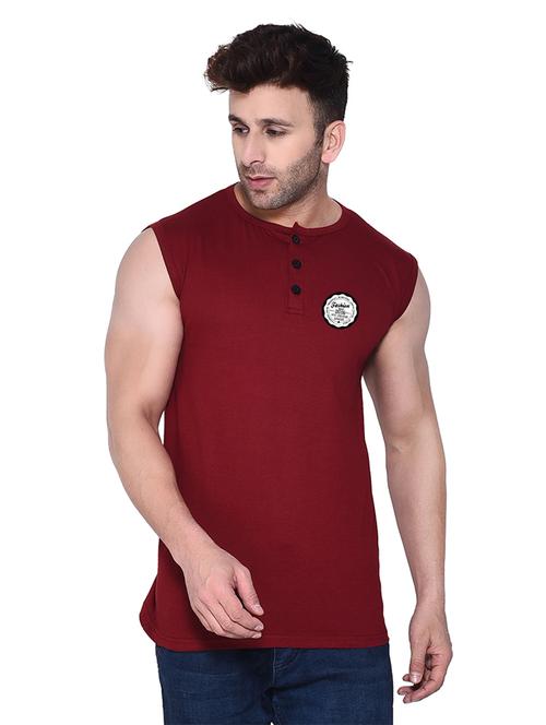 men logo print sleeveless t-shirt - 20345097 - Very Small Image - 1