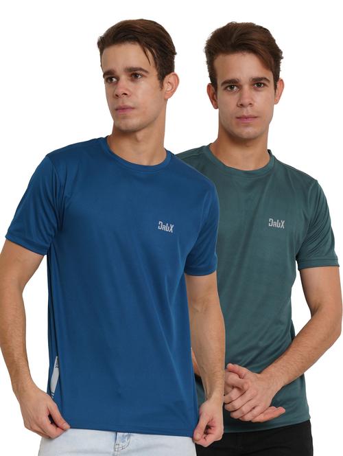 pack of 2 solid round neck t-shirt - 20352033 - Very Small Image - 1