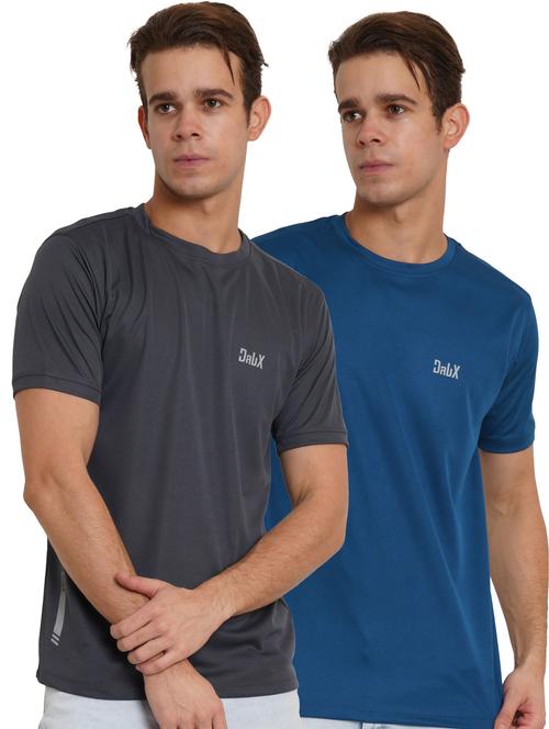 pack of 2 solid round neck t-shirt - 20352039 - Very Small Image - 1
