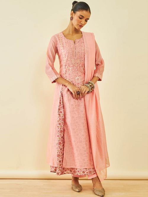 women embroidered suit set with dupatta - 20354966 - Very Small Image - 1