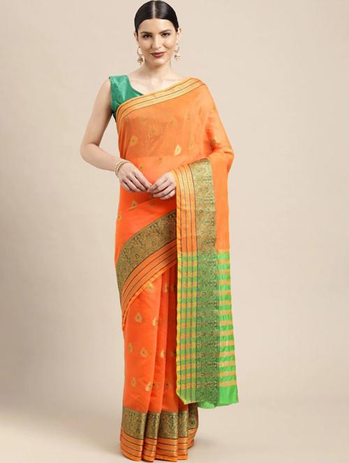 self design maheshwari saree - 20358401 - Very Small Image - 1