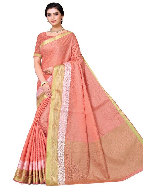 women zari work banarasi saree with blouse - 20358652 - Very Small Image - 1