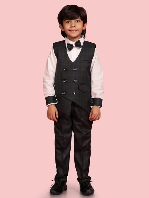 black check cotton suit sets - 20358914 - Very Small Image - 1