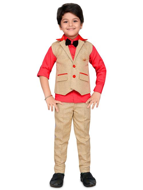 boys color block suit set - 20359025 - Very Small Image - 1
