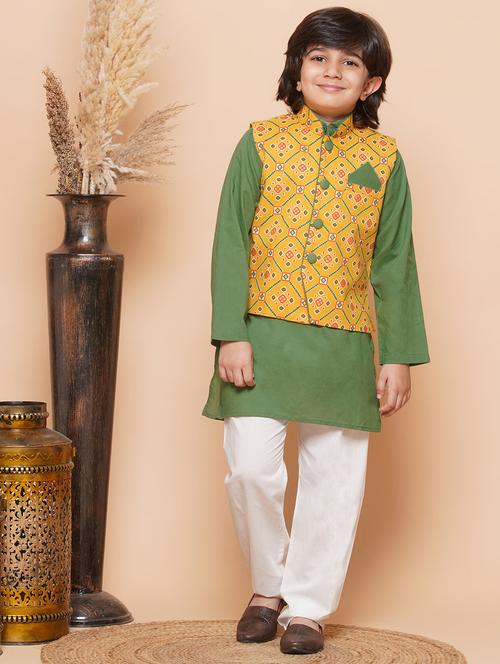 aztec print kurta set - 20359027 - Very Small Image - 1