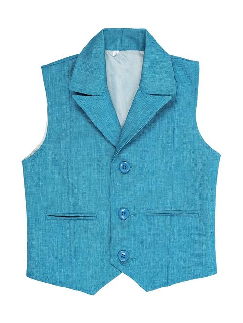 boys solid waistcoat - 20359187 - Very Small Image - 1