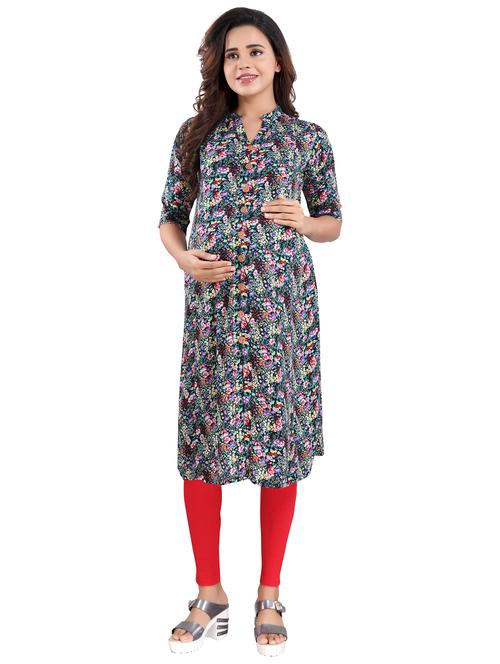 black maternity wear kurta - 20361136 - Very Small Image - 1