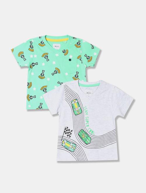 boys pack of 2 printed t-shirts - 20361695 - Very Small Image - 1