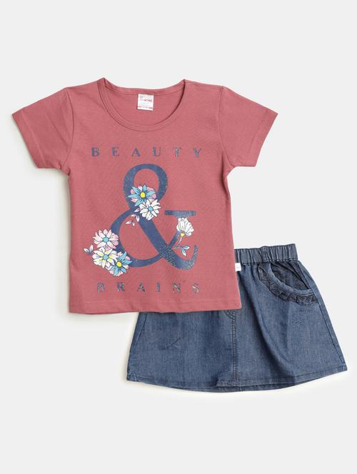 girls cotton shirt top set - 20361904 - Very Small Image - 1