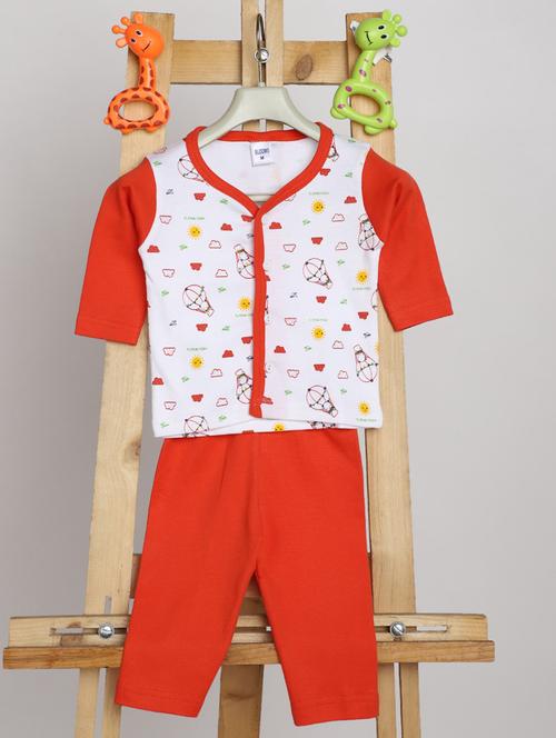 quirky print full length twin set - 20361929 - Very Small Image - 1